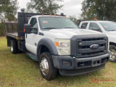 2015 FORD F-450 XL SUPER DUTY FLATBED TRUCK