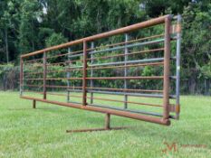 (1) NEW 24' FREE STANDING PANEL W/GATE