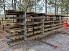 (1) 20' 6-BAR CONTINUOUS FENCE PANEL WITH COUPLERS