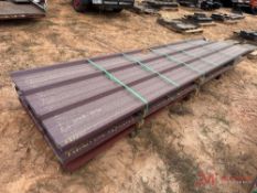 (1) BUNDLE OF 12' X 3' SHEETS OF 4V METAL ROOFING