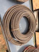 (2) ROLLS OF STEEL CABLE