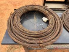 (2) ROLLS OF STEEL CABLE
