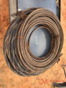 (2) ROLLS OF STEEL CABLE