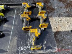 (5) DEWALT CORDLESS TOOLS