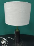 Made .com Table Lamp - Marble & Brass