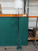 Floor Lamp - White & Silver