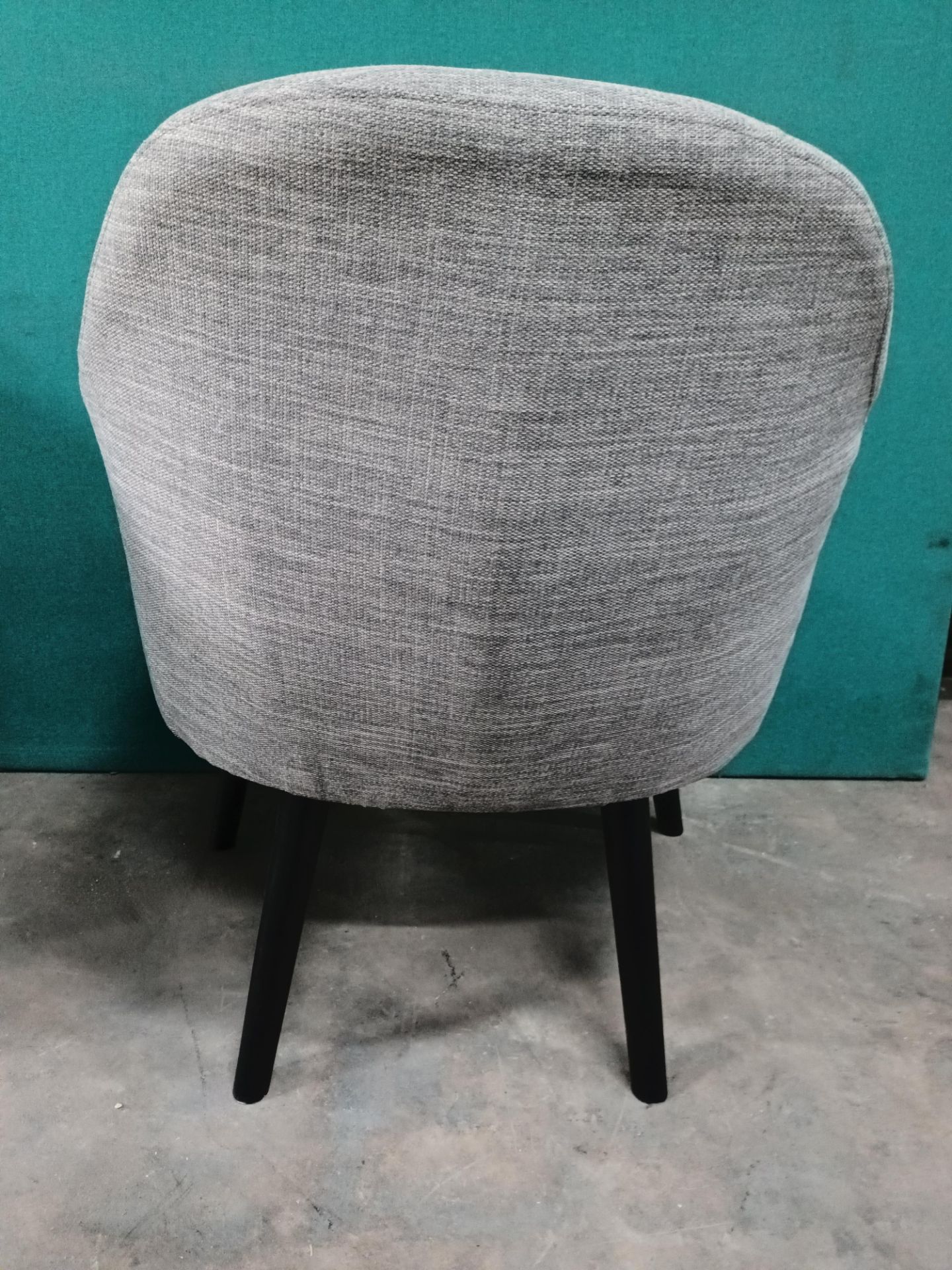 2 x Fabric Office Armchairs - Stone Grey - Image 4 of 6