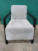 Office Fabric Lounge Chair - Grey