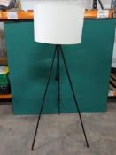 Leggy Floor Lamp - White & Black