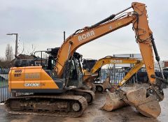 Case CX130E Excavator YOM: 2023, PIN: DCH130R8NPE8D1465, 651.5 Hours, 3 Buckets