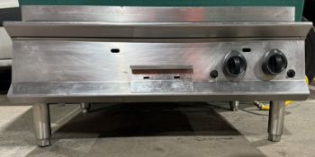 Lincat OG8202/N Natural Gas Countertop Steel Plate Griddle