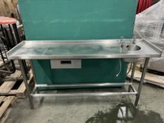 Stainless Steel Single Catering Sink With Extra Work Room