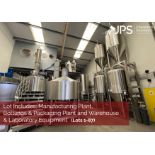 Manufacturing plant, Bottling and Packaging plant, Warehouse and Laboratory equipment Lots: 1-87