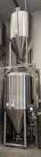 Simatec 2 x 3000L Stacked Fermenting Tanks with Hopper