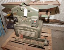 Cooksley 3 Phase 415v Surface Wood Thicknesser w/ Spare Blades