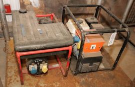 2 x Honda Petrol 2.6KW 240/110v Generators
