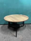 Unbranded Oak Effect Round Coffee Table