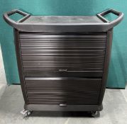 Brown Vogue Polypropylene Plastic 3 Tier Trolley