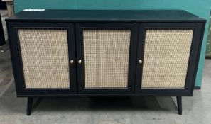 Oak Effect 3 Door Side Board