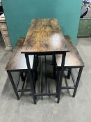 Unbranded Table W/ 4 Stools