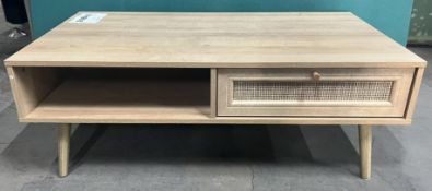 Wooden Oak Effect Coffee Table