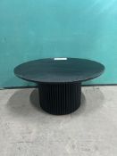 Black Round Coffee Table