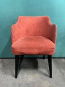 Unbranded Burnt Orange Wing Chair