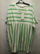 Beaumont Organic SS24 Lois-Sure Apple And White - Large RRP 110
