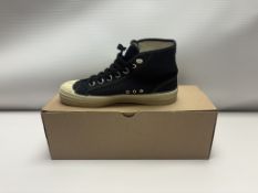 Novestra Star Dribble Hi-Top Trainers Black Beige ECRU - UK 6 - N072032-60Y60Y106 RRP 65