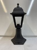 8 x Encluce EL-0043 Four Sided Short Black Post Lights