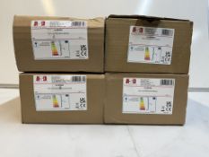 4 x S Lighting HL7BK060 Half Lantern Lights