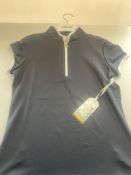 Puregolf navy polo shirt RRP £39.99
