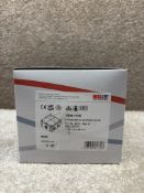4x WISKA 10061779 COMBI 607/5/2xKRM25/20 BKPP; RAL 9005; IP66/67690 V; 6MM2110x110x66mm