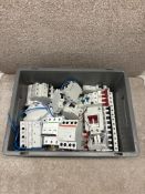 Box Of Various Assorted Branded Circuit Breakers - Please See Images For Further Detail