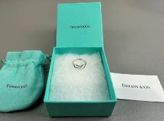 Pre-Owned Tiffany and Co Infinity Ring - Silver Sterling 6.5 (Circumference - 53mm)