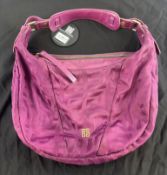 Pre-Owned Givenchy Monogram Shoulder Bag Purple Canvas