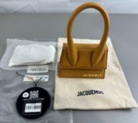 Pre-Owned Jacquemus Le Chiquito Camel Leather Mini Bag