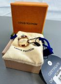 Pre-Owned Louis Vuitton Nanogram Ring Rose Gold / Silver Base Metal Small (Circumference - 52mm)