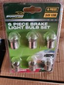 10pcs Brand new 6pc bulb set by Brookstone