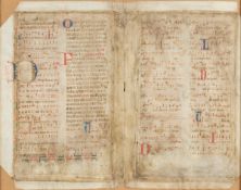 Buchmalerei (wohl Missale). 14. oder 15. Jahrhundert.