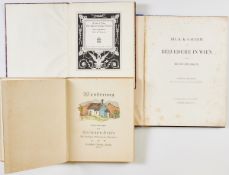 Bücherkonvolut (Hesse, Keller, K.K. Galerie, Wien)