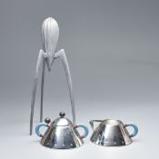 Phillippe Starck - Designer Saftpresse u. Sahnegießer m. Zuckerdose