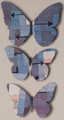 Jirí Kolár1914 Protivín - 2002 Prague - Clover butterflies in shades of blue with arrows - (1969)