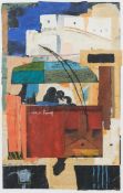 Artist of the 20th century- In the house - (1995) Collage/paper. 80 x 49.5 cm, 101 x 71.2 cm (