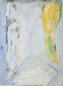 Artist of the 20th century- Two figures - pastel chalk and gouache/paper. 78 x 57 cm, 81.5 x 61.5 cm