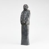 Sigrid von Ipolyi-Merz1920 Blankenburg - 2008 Isny - Praying monk - (1977) Bronze. Brown patina.