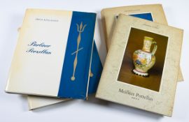 Mixed lot of 2 porcelain booksDucret, Siegfried. Meissen porcelain. 2 vols. Brunswick 1971. traces