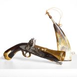 Militärische Steinschlosspistole