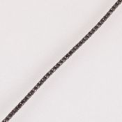 Tennisarmband mit schwarzen Diamanten