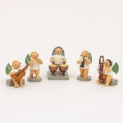 5 Engel mit Instrumente